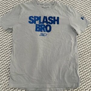 Under Armour Light Gray Steph curry boys tee